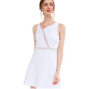 White Mesh Night Out Dress